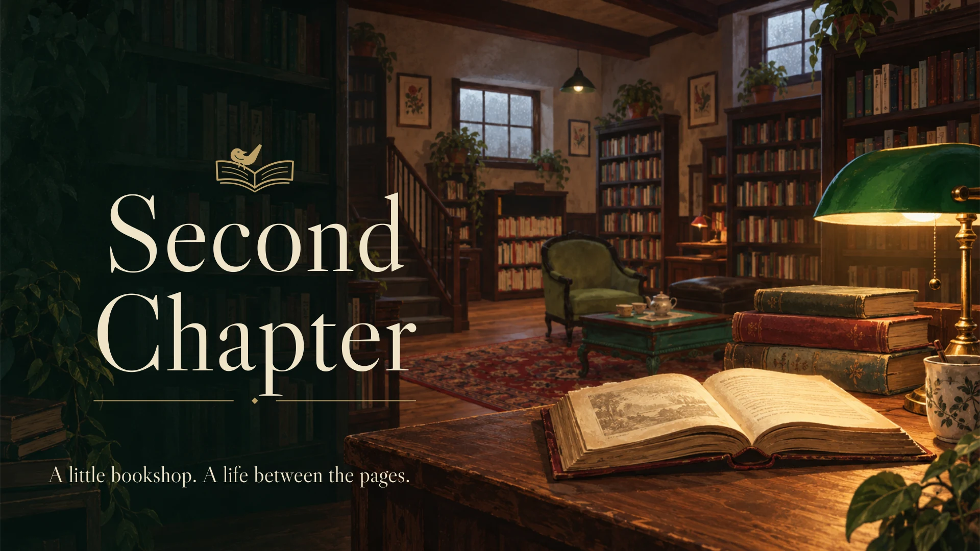 Second Chapter: a little bookshop, a life between the pages
